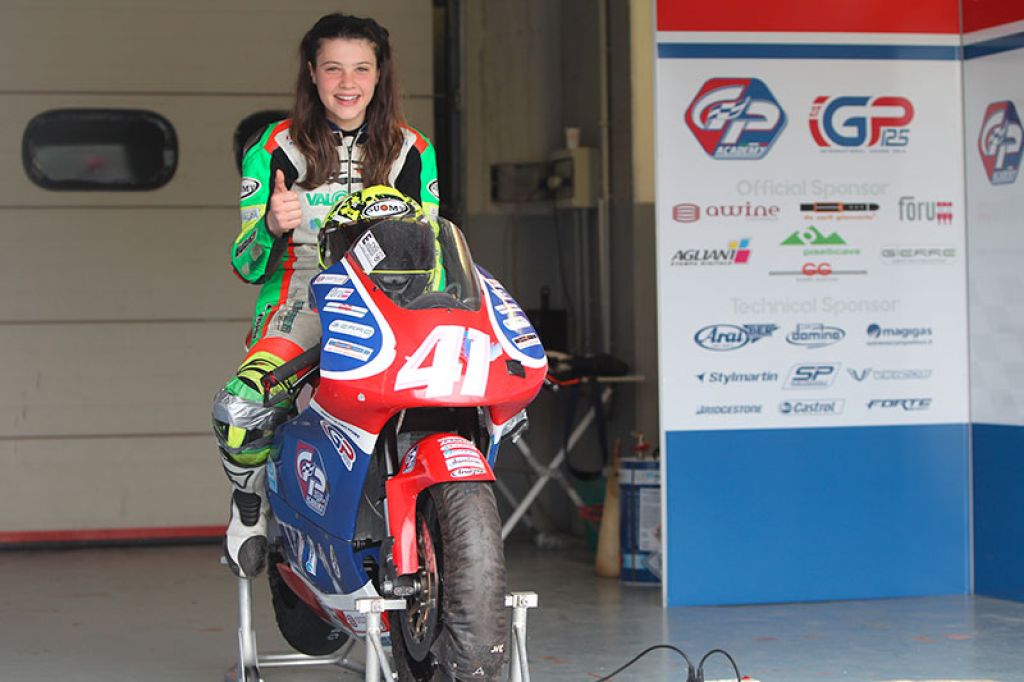 PreMoto3: test AcademyGP per Arianna Barale